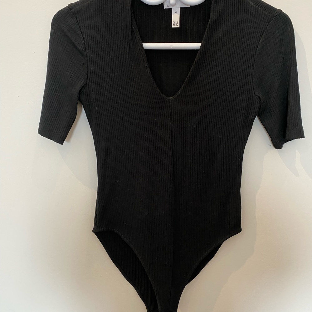 Black tight bodysuit